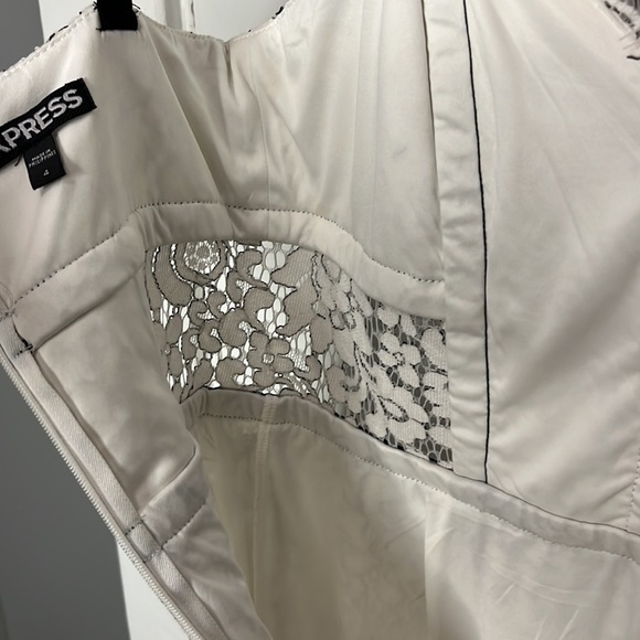 Express black and white lace cocktail dress - Picture 15 of 16